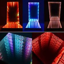 Large 3d Led Infinity Mirror Decoration