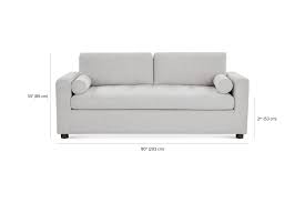 mirza fabric upholstered sofa bed