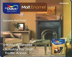 Ici Dulux Matt Enamel Super Kashmir