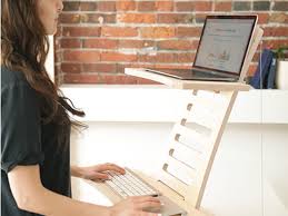 Your elbows should be at or just above your mouse and keyboard. Stan Desk Adjustable Standing Desk Stacksocial