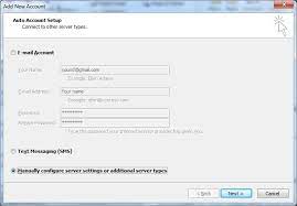 outlook 2010 setup imap access for gmail