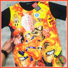 Áo thun Naruto 3D Đen, Sasuke Retsude, Gaara, áo phông Anime Manga có size  bé cho trẻ em mới nhất (Shop AoThunGame
