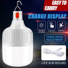 Portable Led Light Bulb Rechargeable