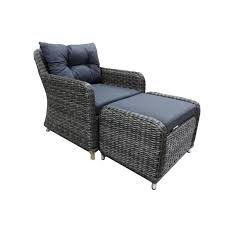 Start with patio chairs that coordinate with your decor and pair well with outdoor sofas and patio dining tables. Allen Roth Kingsmill Woven Patio Chair And Ottoman Set Lowe S Canada