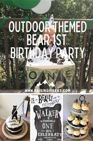 One happy camper first birthday, one happy camper, camping outdoor birthday, adventure awaits birthday, mountain birthday, camping rv 1st. Bear First Birthday And Happy Camper Party Raising Hikers