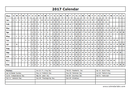 Calendar Template Year At A Glance Rome Fontanacountryinn Com
