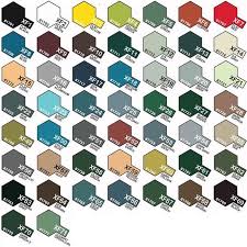 Tamiya Paint Color Chart