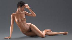 Femme Nue Peau Claire Noire modèle 3D $149 - .3ds .blend .c4d .fbx .max .ma  .lxo .obj - Free3D