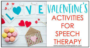 Valentine's day is a celebration that happens on february 14. Activities For Valentine S Day In Speech Therapy Sweet Southern Speech