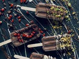 dark chocolate dessert hummus popsicles
