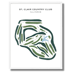 St. Clair Country Club, Illinois Golf Course Maps and Prints ...