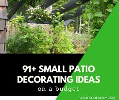 91 small patio decorating ideas on a