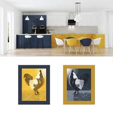 Rooster Wall Art For Kitchen Modern