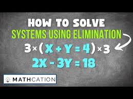 Of Equations By Elimination Worksheet