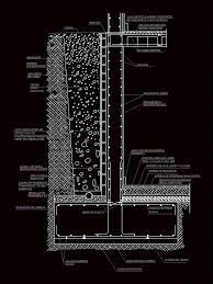 Concrete Retaining Wall Dwg Detail For