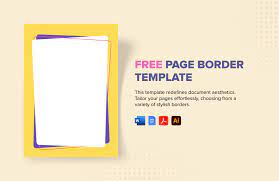 page border template in word free