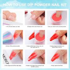 morovan dip powder nail kit 22 colors