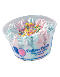 6oz cotton candy scoops ice cream truck