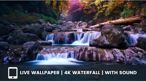 live wallpaper waterfall with sound