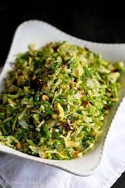 shredded brussels sprouts recipe w