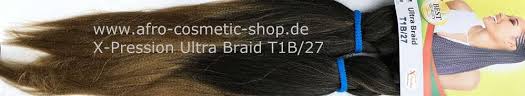 Xpression ultra braid for braiding plaiting kanekalon. X Pression Ultra Braid Color T1b 27 Afro Cosmetic Shop