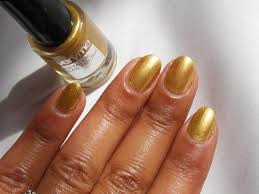 metallic nail polish gold rush