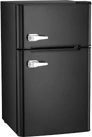 And these, my friends are the how to buy the best fridge freezer for you. Amazon Com Antarctic Star Compact Mini Refrigerator Separate Freezer Small Fridge Double 2 Door Adjustable Removable Retro Stainless Steel Shelves Garage Camper Basement Dorm Office 3 2 Cu Ft Black Appliances