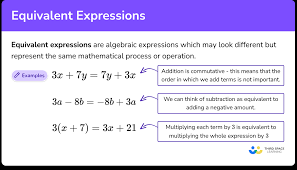 Equivalent Expressions Gcse Maths
