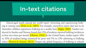 apa citation style in text citations
