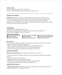 army resume sample military sales lewesmr template microsoft word     Marketing Intern Resume Sample