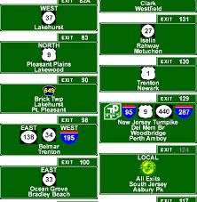 exit list for the garden state parkway