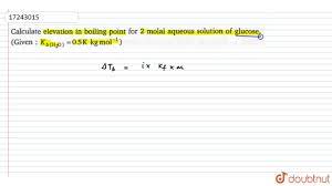 calculate elevation in boiling point