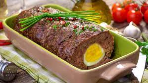meatloaf a favor and add hard boiled eggs