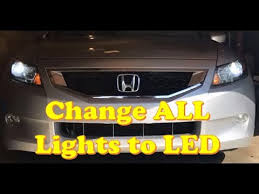 honda accord changing all lights to led