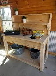14 Potting Bench Plans For Building An