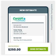 free carpet cleaning estimate template