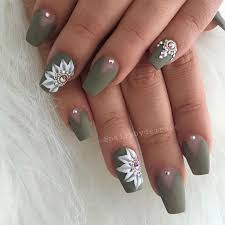 See more ideas about green nails, nails, manicure. 46 Cute Green Nail Art Designs Ideas To Try Green Nails Olive Nails Green Nail Designs