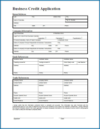 Free Customizable Business Credit Application Form 268