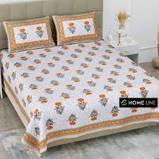 Cotton King Size Double Bed