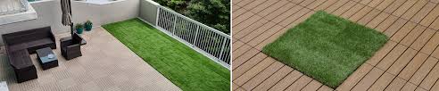 Outdoor Artificial Grass Deck Tiles