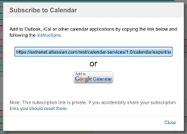 Subscribe To Team Calendars From Google Calendar Atlassian