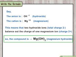 3 ways to write ionic compounds wikihow