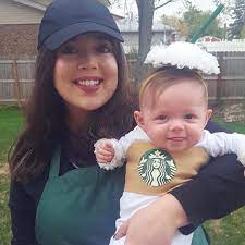 How to make a diy starbucks latte halloween costume. Adorable Baby Starbucks Frappuccino Diy Halloween Costume