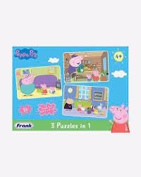 frank 3 in 1 peppa pig puzzle 26 pieces