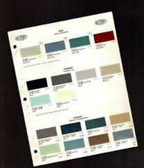 Details About 1961 1962 Opel Peugeot Color Chip Paint Sample Brochure Chart