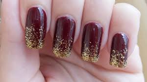Easy And Fast Autumn Fall Inspired Nail Art Design Tutorial