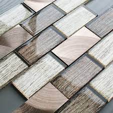Portland Brown Glass Brick Tile