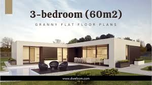3 bedroom 60m2 granny flat floor plans
