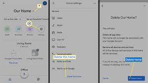 how to remove a device from google home