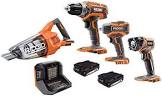 18V Lithium-Ion Brushless Cordless Combo Kit (4-Piece) with (2) 1.5 Ah Batteries and Charger R9227SB RIGID